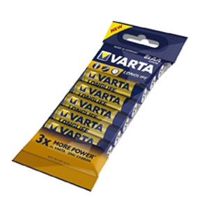 Varta Batteri AA/LR6 Longlife i gruppen BATTERIER / VRIGA BATTERIER / AA / AAA / 9V - BATTERIER hos TH Pettersson AB (30VAR 4106 8)